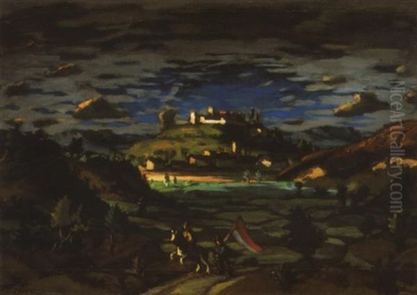 Mesetaj Lovassal (fairy Tale Landscape With A Rider) - view 1