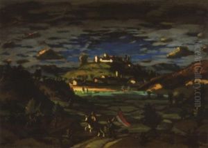 Mesetaj Lovassal (fairy Tale Landscape With A Rider)