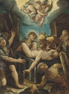 The Martyrdom Of Saint Lawrence by Ferrau Fenzoni