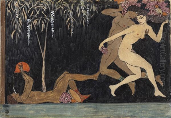 Bacchic Scene - view 1