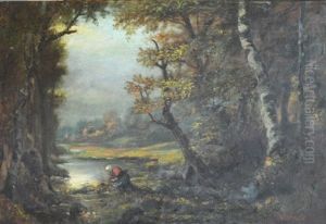 Paysage Sous Bois by Adolfo Feragutti Visconti