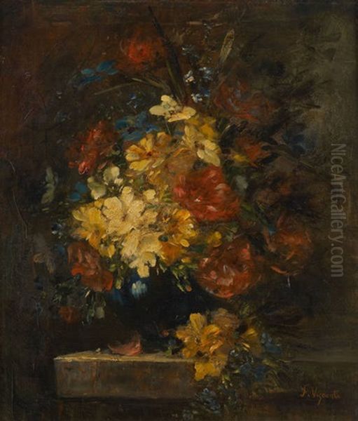 Composition Florale Sur Entablement - view 1
