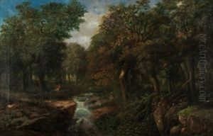 Paisaje Con Rio by Enrique Ferau Alsina