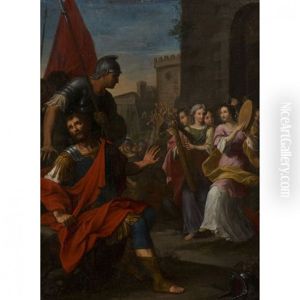Le Retour De La Fille De Jephte by Francesco (Imperiali) Ferdinandi