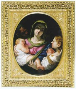Die Heilige Familie Mit Einem Engel by Francesco (Imperiali) Ferdinandi
