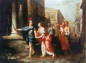 The Parting Of Hector And Andromache by Francesco (Imperiali) Ferdinandi