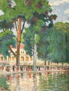 Promenada Pe Malul Lacului by Acs Ferenc