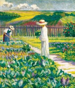Napsutotte Nyari Kertben (in A Sunlit Summer Garden) by Acs Ferenc