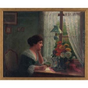 Woman At Desk