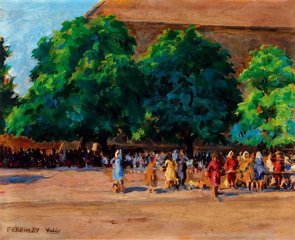 Market In Sarospatak - view 1