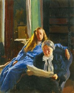 In The Family Home by Valer Ferenczy