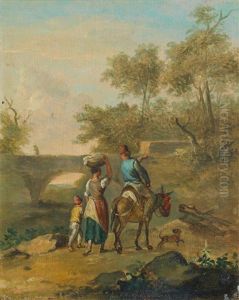 Travellers On A Country Path Travellers On A Country Path