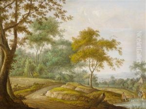 Gegenstucke: Landschaften Mit Figurlicher Staffage