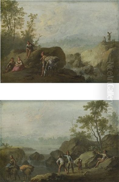 Landscapes (pair) - view 1
