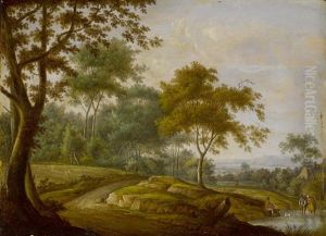 Landschaften Mit Figurlicher Staffage (pair)