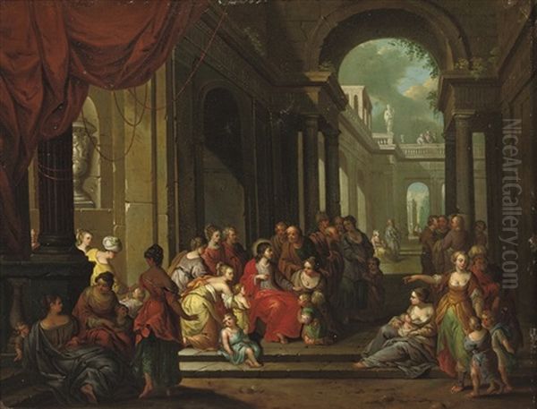 Christ Suffering The Children To Come Unto Him - view 1