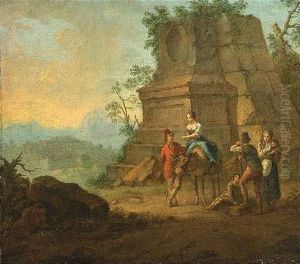 Ruinenlandschaft Mit Figuren Ruinenlandschaft Mit Figuren