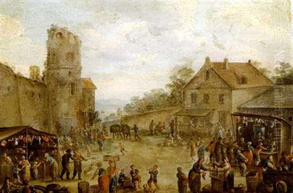 Jahrmarkt In Einem Dorf - view 1
