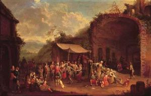 The Village Dance by Franz de Paula Ferg