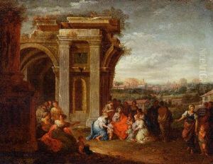 Christ Suffering The Children To Come Unto Him