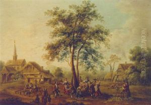 A Village Kermesse by Franz de Paula Ferg