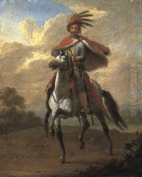 Hussar On Horseback - view 1