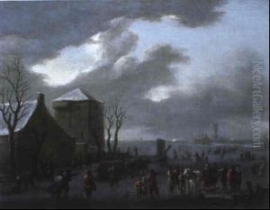 Winterlandschaft by Franz de Paula Ferg
