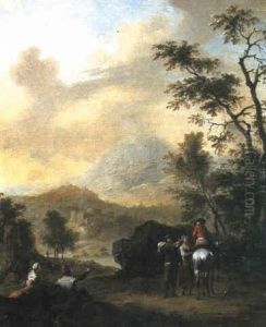 Ein Reisender Erfragt Den Weg by Franz de Paula Ferg