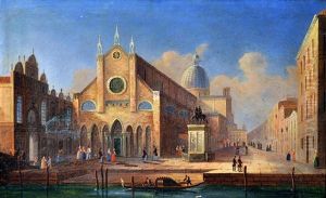 Chiesa Di Santa Sofia Sul Canal Grande A Venezia by Salvatore Fergola