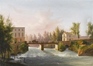 Brucke Uber Den Fluss Sarno In Der Provinz Salerno Brucke Uber Den Fluss Sarno In Der Provinz Salerno