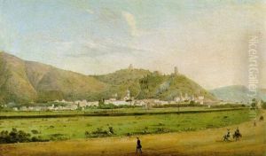 Veduta Di Maddaloni Con La Ferrovia Napoli-caserta