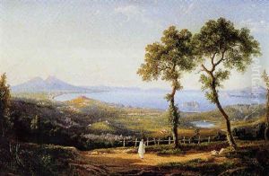 Veduta Del Golfo Di Napoli Dai Camaldoli