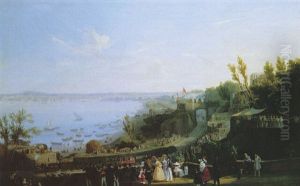 The Opening Ceremony Of The Railway Line From Naples To Portici