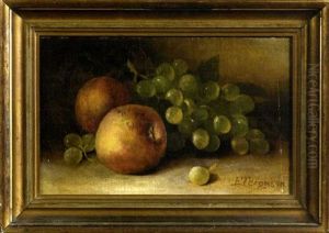 Still Life With Peaches And Grapes Still Life With Peaches And Grapes