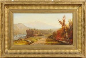 New England Mountain Scene by Henry A. Ferguson