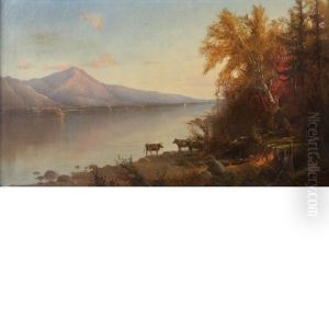 Hudson River Landscape At Glens Falls Hudson River Landscape At Glens Falls