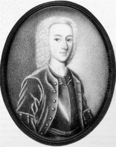 Gentleman With Powdered Knotted Wig Gentleman With Powdered Knotted Wig