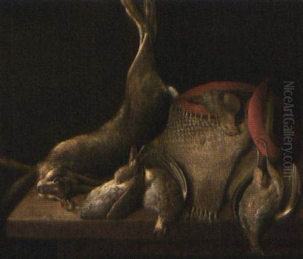 Nature Morte Au Lievre Et Perdrix - view 1