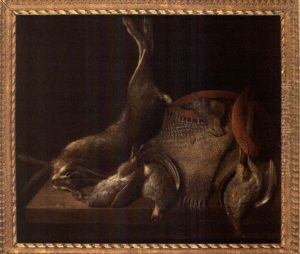 Nature Morte Au Lievre Et Perdrix