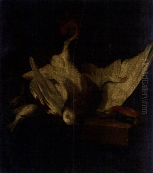 Stilleben Mit Erlegtem Federvieh (+ Another Similar; 2 Works) - view 1
