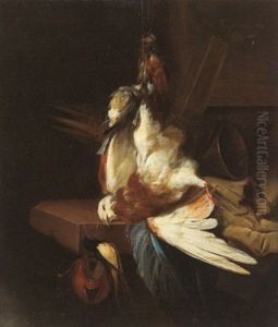 Stillleben Mit Erlegtem Federwild by William Gowe Ferguson