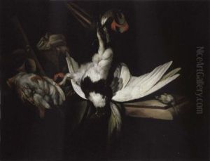 Jagdstilleben Mit Erlegtem Geflugel by William Gowe Ferguson