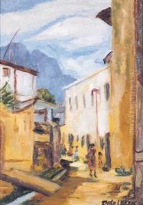 Figures And Buildings, District Six by Emily Isabelle Fern