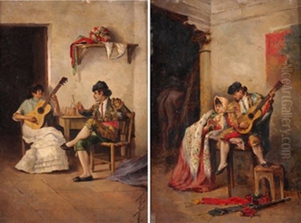 Pareja De Escenas Costumbristas (pair) - view 1