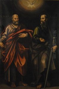 Saint's Peter And Paul by Juan (El Mudo) Fernandez de Navarrete