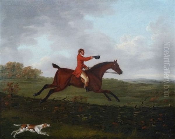 Huntsman In Red, Doffing His Cap - view 1