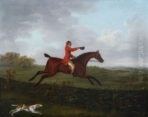 Huntsman In Red, Doffing His Cap by John Ferneley Jr.