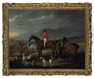 The Honorable George Petre With The Quorn At Rolleston