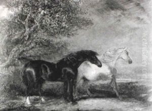 Two Horses In A Storm Two Horses In A Storm