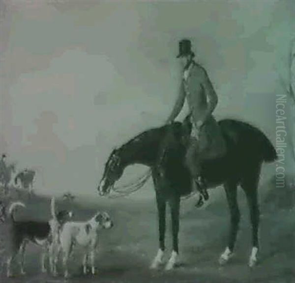 A Gentleman Out Hunting With His Hounds - view 1